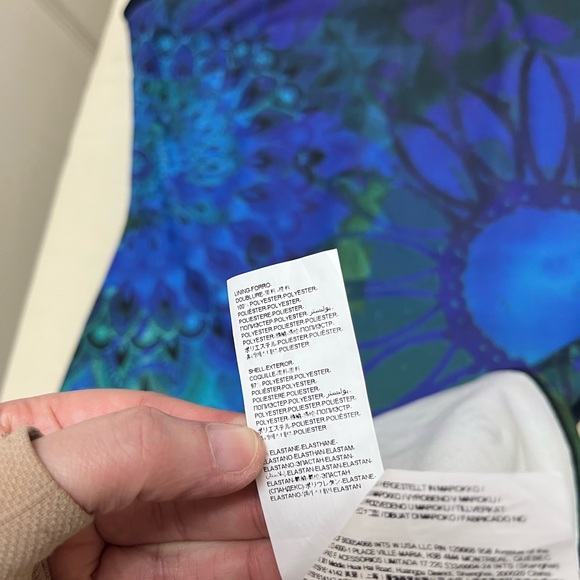 Desigual M blue/green walking all Together is more easy dress - Picture 7 of 14